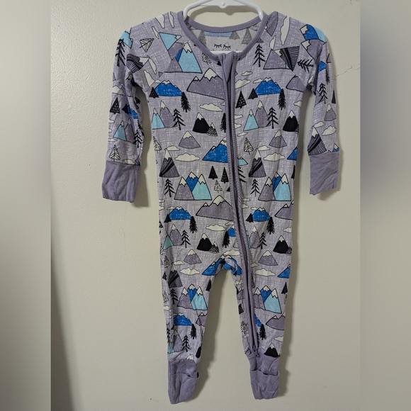 Little Sleepies Other - Little Sleepies OG Mountains Zippy PJs size 3-6 Months